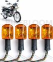 BIKEBLOOM Side, Rear, Front Incandescent Indicator Light for Hero Splendor Plus, Splendor Pro, Splendor