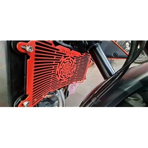 ktm duke 390 gen3 radiator grille guard version 30 2024 orange