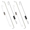 BikerWorks® 2-Pack Governor Rod + Speed Control Spring + Throttle Return Spring compatible w Coleman Mini Bikes, Go Karts, Drift Cart