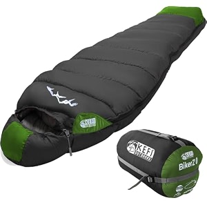 bikerz black 0 deg c mummy army travelling sleeping bag