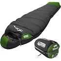 BikerZ Black 0 Deg C Mummy Army Travelling Sleeping Bag