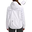 Bikewa Women's Cycling Rain Jackets Waterproof Windbreaker Lightweight Running Windproof Reflective Jacket Packable Hooded