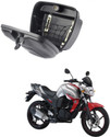 Biking Hub Luggage Box Black Plastic Motorbike Saddlebag