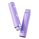 Bikini Trimmer for Women Dual Head, Portable Flawless Facial Hair Remover,Waterproof & Painless Electric Razors Epilator for Lips, Chin, Armpit, Peach Fuzz, Fingers, Neck, Cheek (Purple)
