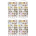 Bikoney Collage Picture Frames Hanging Photo Display Multi Pictures Organizer with Wood Bulletin Board Photo Board 30 Clips and 6 Pushpins for Room Wall Decor (White) (Pack of 4)