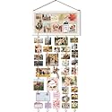 Bikoney Large Collage Picture Frame with Bulletin Board Photo Display