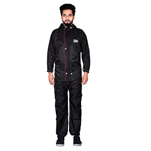 Bildos Raincoat for Men with Adjustable Hood