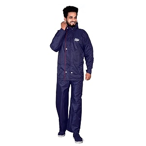 Bildos Raincoat for Men with Adjustable Hood