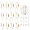 Bilillo 12 Pack Plate Hangers for The Wall, 4.5-5.5 inch Decorative Plate