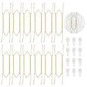 Bilillo 12 Pack Plate Hangers for the Wall, 12-16 inch Decorative Plate