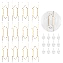 Bilillo 12 Pack Plate Hangers for the Wall, Suitable for 6-8 inch Art Plate