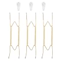 Bilillo 3 Pack Plate Hangers for the Wall, Fits 10-14 inch Art Plate