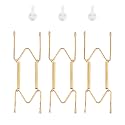 Bilillo 3 Pack Plate Hangers for the Wall, Fits 6-8 inch Decorative Plate