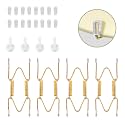 Bilillo 4 Pack Plate Hangers for the Wall, 3.5-4.5 Inch Decorative Plate