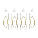 Bilillo 4 Pack Plate Hangers for the Wall, 4.5-5.5 inch Decorative Plate