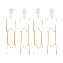 Bilillo 4 Pack Plate Hangers for the Wall, Fits 9-11 inch Decorative Plate