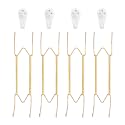 Bilillo 4 Pack Plate Hangers for the Wall, Fits 12-16 inch Decorative Plate