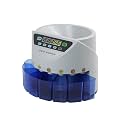 Bill Counter Machine Blue Mixed Coin Value Sorter Euro Coin Counter For European Market Coins Counting Machine With 8 Money Tube(Thailand)