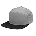 Billest Gresham Flat‑Bill 5‑Panel Snapback Hat – Adjustable Cap for Men &amp; Women | Water‑Repellent Performance Fabric