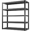 BILT HARD 5-Tier 48" W x 24" D x 72" H Garage Shelving, 3500 lbs Industrial Heavy Duty Storage Shelves, Metal Shelving Units with Adjustable Shelf, Steel Utility Shelves for Garage