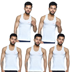 Binaca Pears Sleeveless Vests for Men Pack