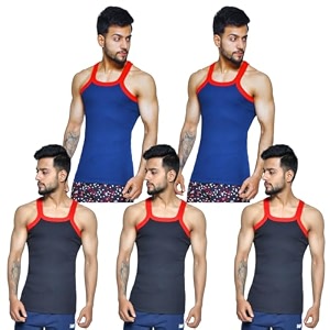 Binaca Premium Mens Ribbed Vest Pack of