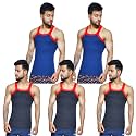 Binaca Premium Men39s Ribbed Vest Pack of