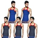 Binaca Premium Men39s Ribbed Vest Pack of