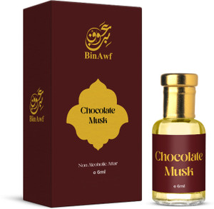 binawf chocolate musk luxury attar  unisex  100 alcohol free  long lasting perfume floral attar chocolate