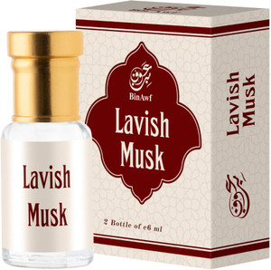 binawf lavish musk luxury non alcoholic roll on attar perfume musky fragrance 12 ml floral attar musk
