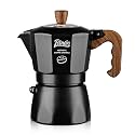 Stovetop Espresso Maker - Italian Coffee Maker for Gas &amp; Electric Stove,Small Moka Pot for Italian and Cuban Café Brewing,2 Espresso Cups, Portable