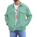Bindefon Denim Jackets for Men Trucker Jean Jacket Unlined Coats