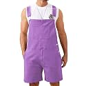 Bindefon Denim Overalls for Men Short Jumpsuit Work Bib Coveralls