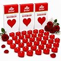 Bindian Candle Heart Shaped Tea Light Candles