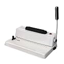 Binding Machine, Electric Binding Machine YB-C348 Single Coil Spiral Binding Machine Text Binding Contract Text Punching Machine