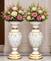 Bindya Star Flower Vase & Flower Pot for Home Decore for Living Room Iron Vase