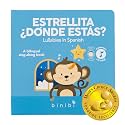 Binibi Estrellita Bilingual Spanish Musical Book for Toddlers 1-3