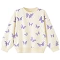 BINIDUCKLING Baby Girl Rainbow Sweatshirt for Girls