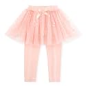 BINIDUCKLING Toddler &amp; Little Girls Glitter Tutu Skirt with Leggings 18 Months-6 Years