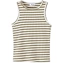 BINIDUCKLING Toddler Tank Top Girls Summer Cute Striped Sleeveless Top 24 Months-8 Years