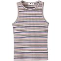 BINIDUCKLING Toddler Tank Top Girls Summer Cute Striped Sleeveless Top 24 Months-8 Years