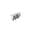 10-Pack M10 x 20mm Hexagon Screws Hex Bolts with M10 Hex Nuts Flat Washers/Spring Lock Washers Set, 304/18-8, Plain Finish