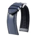 BINLUN Leather Silicone Watch Bands 14mm 16mm