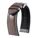 BINLUN Leather Silicone Watch Bands 14mm 16mm