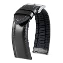 BINLUN Leather Silicone Watch Bands 14mm 16mm