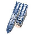 BINLUN Leather Watch Band Genuine Calfskin Replacement Watch Strap Quick Release Crocodile Pattern 10 Colors 13 Sizes for Men Women(10mm,12mm,14mm,16mm,17mm,18mm,19mm,20mm,21mm,22mm,23mm,24mm)