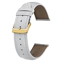 BINLUN Leather Watch Bands Quick Release Premium Calfskin Replacement Watch Strap Multicolors Watchbands for Men Women 12mm 14mm 16mm 18mm 19mm 20mm 21mm 22mm