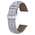 BINLUN Leather Watch Bands Quick Release Premium Calfskin Replacement Watch Strap Multicolors Watchbands for Men Women 12mm 14mm 16mm 18mm 19mm 20mm 21mm 22mm