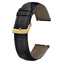 BINLUN Leather Watch Bands Quick Release Premium Calfskin Replacement Watch Strap Multicolors Watchbands for Men Women 12mm 14mm 16mm 18mm 19mm 20mm 21mm 22mm