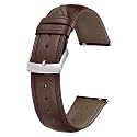 BINLUN Leather Watch Bands Quick Release Premium Calfskin Replacement Watch Strap Multicolors Watchbands for Men Women 12mm 14mm 16mm 18mm 19mm 20mm 21mm 22mm